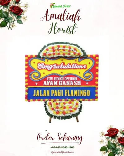 Bunga Papan Congratulation di Sepang